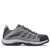 Buty trekkingowe damskie - Trekkingi Columbia Crestwood BL4595 Szary - miniaturka - grafika 1