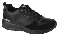 Moda i Uroda OUTLET - Skechers Billion-Subtle Spots 155616-BBK, Damskie, buty sneakers, Czarne - miniaturka - grafika 1