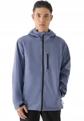 Kurtki męskie - Męska kurtka z kapturem 4F softshell przeciwdeszczowy membrana M397 32S XXL - miniaturka - grafika 1