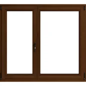 Okna - Lupol 2-szybowe fasadowe kolor lakier orzech O19 RU/R 1465x1135 mm - miniaturka - grafika 1