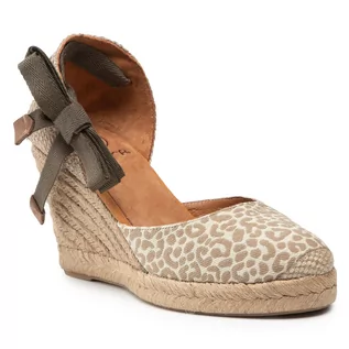 Espadryle damskie - Unisa Espadryle Carnot 22 Ryl Natural - grafika 1