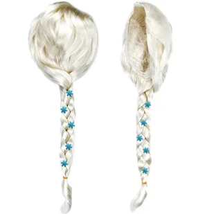 Peruka Elsa Roszpunka Warkocz Strój Przebranie, Hopki - Dodatki do strojów karnawałowych - miniaturka - grafika 1