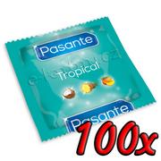 Prezerwatywy - Pasante Tropical Ananas 100 pack - miniaturka - grafika 1