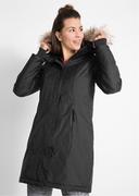 Płaszcze damskie - Ciepły płaszcz funkcyjny outdoorowy ze sztucznym futerkiem - bonprix - miniaturka - grafika 1