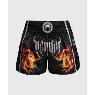 Venum Spodenki Muay Thai Gladiator 5.0 Black - Spodnie sportowe męskie - miniaturka - grafika 1