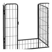 Akcesoria do hodowli zwierząt - Wiesenfield Kojec dla psa - z drzwiami - 6 segmentów modułowych - do wnętrz i na zewnątrz WIE-DP-060 - miniaturka - grafika 1