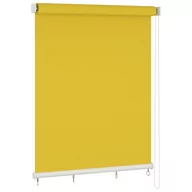 Rolety - vidaXL Lumarko Roleta zewnętrzna, 220x140 cm, żółta 312869 - miniaturka - grafika 1