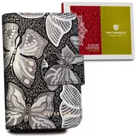 Portfele - PETERSON portfel damski skórzany w motylki pionowy RFID - miniaturka - grafika 1