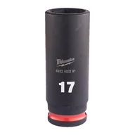 Klucze i nasadki - Milwaukee nasadka udarowa 17 mm 3/8" 6-kątna Shockwave długa metryczna 4932480291 - miniaturka - grafika 1