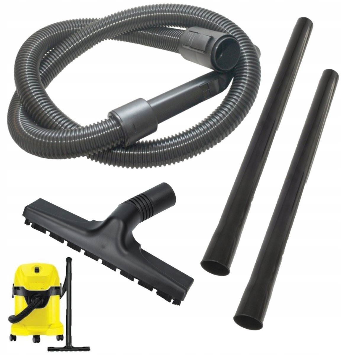 ZESTAW SZCZOTKA DO PARKIETU WĄŻ RURA KARCHER WD2 WD3 WD4 WD5 WD6 WD7 A2004