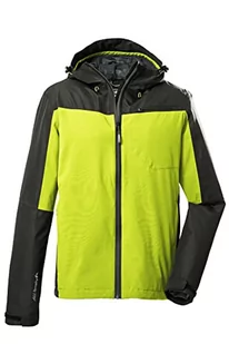 Killtec Męska kurtka funkcyjna / kurtka outdoorowa z kapturem, pakowna KOS 6 MN JCKT; wiosenna zieleń, 3XL, 38266-000 - Kurtki męskie - miniaturka - grafika 1