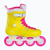 Rolki - Rolki damskie Powerslide Zoom neon yellow - miniaturka - grafika 1