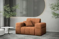 Fotele - Fotel Nimes tkanina Perfect Haromony pomarańczowy - miniaturka - grafika 1