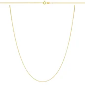 Łańcuszki - Złoty łańcuszek pełny Rolo 42 cm pr. 333 - miniaturka - grafika 1