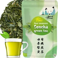Herbata - Sencha zielona herbata "Cztery Pory Roku" z upraw ekologicznych, 250g - miniaturka - grafika 1