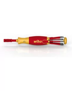 Wiha Wkrętak z magazynkiem bitów LiftUp electric Pozidriv, PlusMinus/Pozidriv, płaski z 6 bitami slimBit 283109023 41234 41234 - Akcesoria do elektronarzędzi - miniaturka - grafika 1