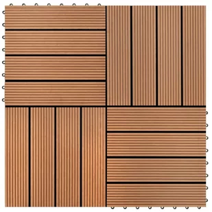 Płytki tarasowe30x30 WPC brązowe 22 szt. - Płytki ceramiczne - miniaturka - grafika 1