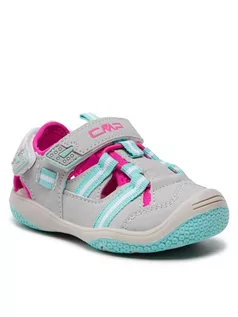 Buty dla dziewczynek - CMP Sandały Baby Noboo Hiking Sandal 30Q9552 Szary - grafika 1