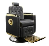 Fotele fryzjerskie - Fotel fryzjerski barberski hydrauliczny do salonu fryzjerskiego barber shop Don Barberking - miniaturka - grafika 1