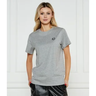 Karl Lagerfeld T-shirt IKON PATCH Relaxed fit - Koszulki i topy damskie - miniaturka - grafika 1