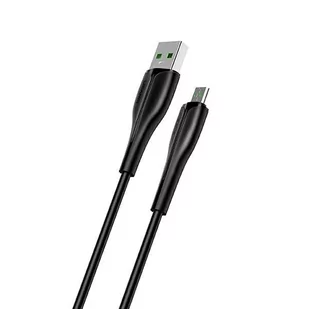 USAMS Kabel U38 microUSB 4A Fast Charge for OPPO 1m czarny/black SJ375USB01 (US-SJ375) - Kable USB - miniaturka - grafika 1