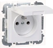 Gniazdka elektryczne - Elektro-Plast GNIAZDO POJEDYNCZE SANTRA/4136-10/EPN 230V 16A IP44 Elektro-Plast - miniaturka - grafika 1