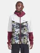 Kurtki i kamizelki sportowe męskie - Craft Kurtka funkcyjna "ADV Offroad Hydro" w kolorze ciemnoczerwono-białym ze wzorem - miniaturka - grafika 1