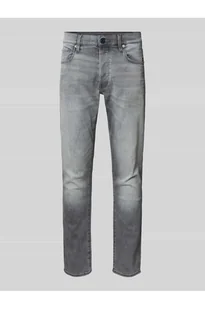 Jeansy o kroju slim fit z efektem znoszenia model 3301 - G-Star Raw - Spodnie męskie - miniaturka - grafika 1
