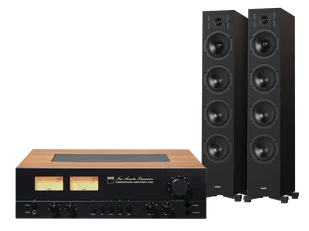 NAD C 3050 (orzech) + Diva 6 (czarny) - Zestawy stereo - miniaturka - grafika 1