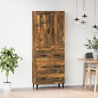 Kredensy - Lumarko Kredens, przydymiony dąb, materiał drewnopochodny - miniaturka - grafika 1