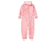 Kombinezony dla dzieci - lupilu® Kombinezon przeciwdeszczowy niemowlęcy / dziewczęcy, z kapturem (110/116, Różowy) - miniaturka - grafika 1