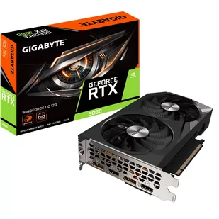 Gigabyte GeForce RTX 3060 Windforce OC 2.0 12 GB GDDR6 GV-N3060WF2OC-12GD 2.0 - Karty graficzne - miniaturka - grafika 1