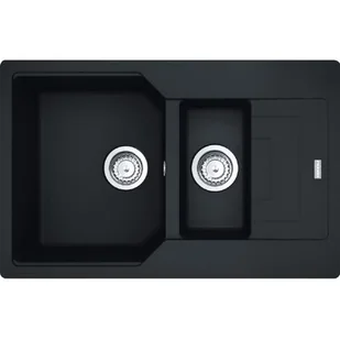 Franke Urban UBG 651-78 GSC Zlewozmywak granitowy półtorakomorowy 78x50 cm czarny mat 114.0687.298 - Zlewozmywaki - miniaturka - grafika 1