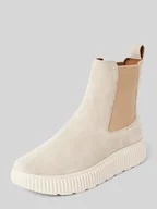 Kozaki damskie - Buty chelsea z elastycznymi wstawkami model ‘GRAISY’ - miniaturka - grafika 1