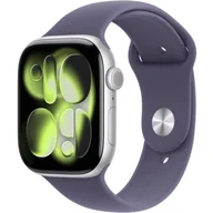 Smartwatch - Apple Watch 11 GPS + Cellular 46mm z aluminium srebrny pasek sportowy M/L Fioletowy - miniaturka - grafika 1