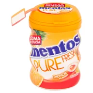 Gumy do żucia, lizaki, dropsy - Guma do żucia Mentos Pure Fresh Tropical 60 g (80967118) - miniaturka - grafika 1