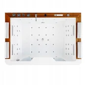 Wanny - Wanna Z Hydromasażem Zefir 934 Biała 192x131 Cm - miniaturka - grafika 1