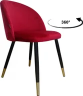 Krzesła - Atos Krzesło obrotowe Colin podstawa czarno-złota MG31 - miniaturka - grafika 1