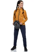 Kurtki i kamizelki sportowe damskie - Schöffel Kurtka hybrydowa "Salza" w kolorze musztardowym - miniaturka - grafika 1