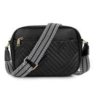 Torebki damskie - Alessio TOREBKA Damska PIKOWANA CROSSBODY na ramię PASEK QUILTED - miniaturka - grafika 1