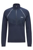 Swetry męskie - BOSS sweter męski zaxel, Navy410, M - miniaturka - grafika 1
