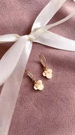 Kolczyki - ZŁOTE KOLCZYKI ANGIELSKIE MYSZKA MINNIE 333 - miniaturka - grafika 1