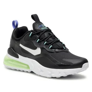 Sneakersy Nike Air Max 270 React (GS) CZ4212 001 Czarny - Sneakersy damskie - miniaturka - grafika 1