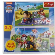 Puzzle - Trefl Puzzle 2x 50 2w1 Psi Patrol 4+ - miniaturka - grafika 1
