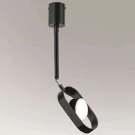 Lampy sufitowe - Shilo plafon LED Furoku 4,5W 430lm 3000K 36cm przegub czarny 7890 - miniaturka - grafika 1