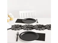 Halloween - Bieżnik halloweenowy Pajęczyna - 18,5 x 80 cm - 1 szt. - miniaturka - grafika 1