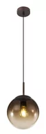 Lampy sufitowe - Globo Lighting Oświetlenie VARUS Lampa Wisząca Brązowy, 1-punktowy 15865 - miniaturka - grafika 1