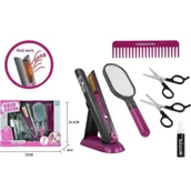 Zabawy w naśladowanie dorosłych - Zestaw fryzjer na baterie Merkpol - miniaturka - grafika 1
