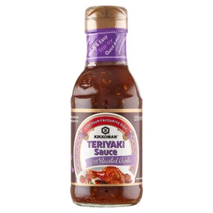 Kikkoman Sos teriyaki z pieczonym czosnkiem 250 ml - Majonezy i dressingi - miniaturka - grafika 1