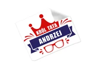 Akcesoria do okularów - Ściereczka do okularów z imieniem na dzień ojca - 1 szt. - miniaturka - grafika 1